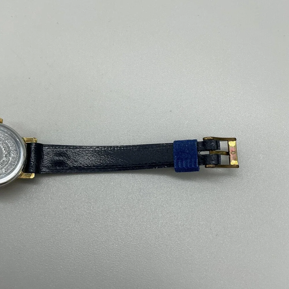 VintageAH Riise Womens Watch 23mm Mystery Dial Blue Bezel 17 Jewels Manual Swiss